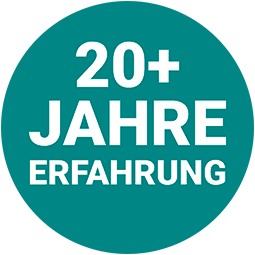 20+ Jahre Berufserfahrung